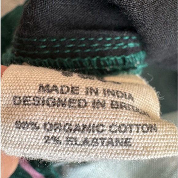 Lucy & Yak Camden Trousers Organic Cotton Watermelon Print Green Size 34 - Picture 12 of 16